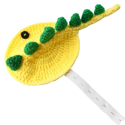 Baoblaze Pullover für Schildkröten, Strickbekleidung, Cosplay-Dekoration, Reptilienbedarf, Schildkrötenbekleidung, Kleintierpullover für Fotoshootings, M