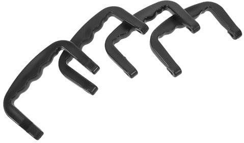Tofficu 4 Asas de Plástico Portátiles para Jaula Transportadora de Mascotas, Desmontables y Cómodas para Transportar, Repuesto Resistente para Cajas de Perros, Gatos, Hámsteres y Aves