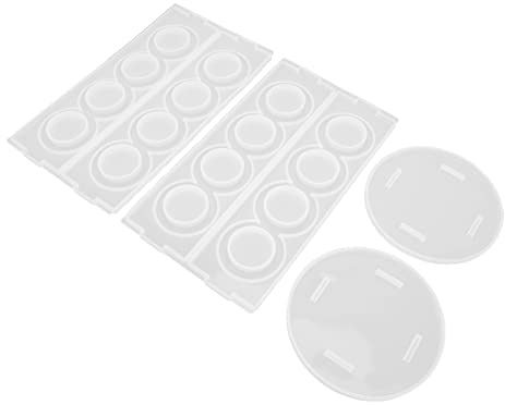Qudinip Kaffekapselställ Silikonform, Mjuka Flexibla Hållbara Formar för Kaffeförvaring, Perfekt för Hemköket, 4 Enheter