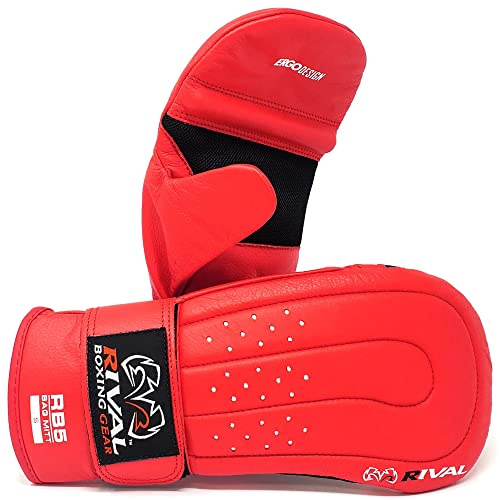 Rival de boxe Sac Mitts-rb5, Red