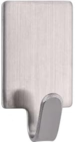 SIRO Kleiderhaken Kelsterbach, Selbstklebend, Schlicht, Edelstahl - Edelstahl fein geschliffen, 32 mm x 17 mm x 11 mm, 2320/N1KV3S