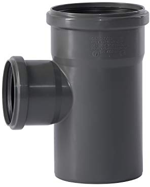 Ostendorf DN110 87° HTsafe HT Abzweig, Grau, dn110/110/87 grad