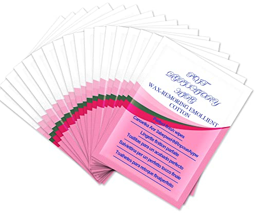 Salviette Per La Rimozione Della Cera Da 20 Pezzi, Salviette Per La Ceretta Alla Vitamina E, Usate Per La Rimozione Della Cera, Dopo La Cura Della Cera