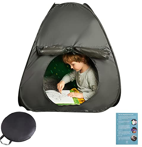 Sensorisches Zelt für Kinder zum Spielen und Entspannen | Hilfsmittel bei Autismus, SPD, Ängsten, Konzentrationsmangel | Sensory Tent Mini | für Zuhause oder Schule | Einzel
