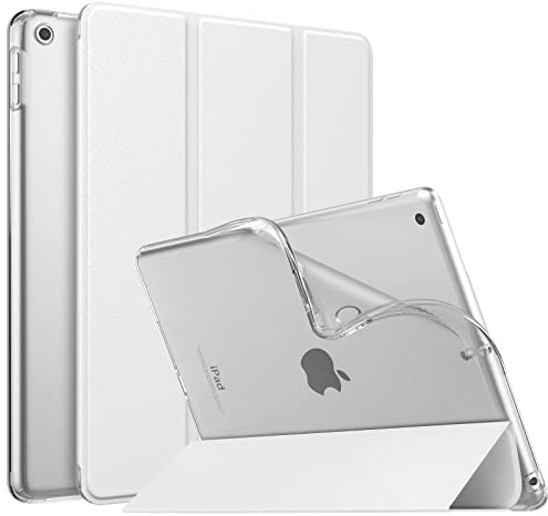 MoKo Smart Case for iPad 9th/8th/7th Gen 2021/2020/2019, White