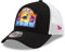 New Era Miami Patch Cap Trucker A-Frame Flamingo Palme Kappe verstellbar Mesh schwarz - One-Size