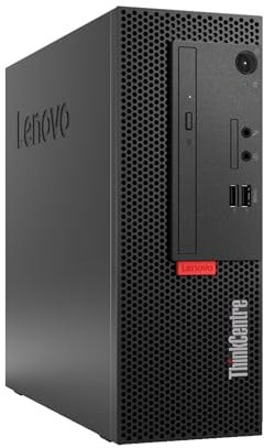 Lenovo PC Computer Desktop ThinkCentre SFF, Processore Core i5-6500, Ram 8Gb, SSD 256Gb, WiFi, Computer Pc Fisso con Libre Office (Ricondizionato)