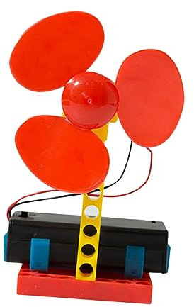 JOINPAYA 1ensemble Kit Éducatif De Génération Éolienne pour Garçon Fille Assemblez Votre Propre Ventilateur Électrique Jouet Apprentissage Pratique Et Interactif pour Développement