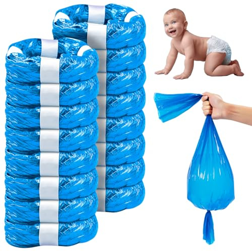 My Happy Nappy 16 Recharges Compatibles avec Tommee Tippee Twist & Click, Sangenic Tec, Simplee Sangenic et LitterLocker – Sacs Parfumés 4,5 Mètres Anti-Odeur