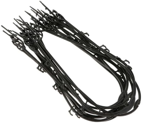 SEWACC Soporte para Plantas y Enredaderas para Jardín Exterior, Set De 10 Piezas Pequeñas De 28 Mm, Estructura Plástica Resistente para Trepar Rosas, Clemátides y Tomates