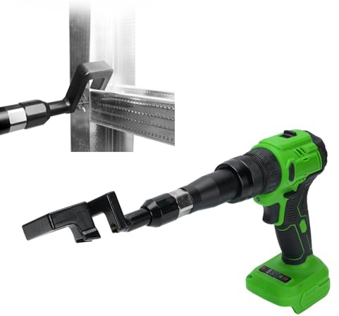 EIMSOAH Pinza per Chiglia per Partizione Elettrica, Pinza per Punzonatura Alimentata a Batteria da 21 V con Testa Rotante a 360 Gradi e Corsa Regolabile, per BL 1830B 1840B 1850B 1860B