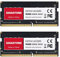 【DDR4 RAM Nur für Laptops】 GIGASTONE 32GB Kit (2x16GB) DDR4 3200MHz (2933/2666MHz) PC4-25600 CL22 1,2V SODIMM 260Pin Nicht-ECC ungepuffert Notebook Speicher-Upgrade