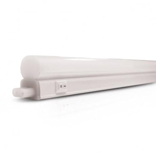 Réglette LED Line Home II Miidex - 9W - 4000°K - 580mm - Blanc - Non dimmable - Avec ampoule - Blanc