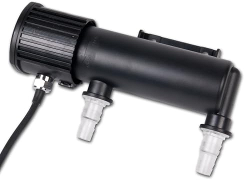 UVC Teichklärer | Desinfektion für klares Wasser im Teich | Wasserklärer ohne Chemie | UV-C Algenvernichter (7 Watt)