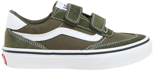 Vans Brooklyn Unisex-Kinder Sneaker, Leaf White, Größe 34, Blatt, weiß, 34 EU