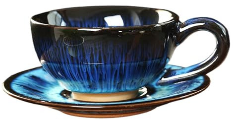 Salyeeluly Taza Jumbo Lightnings Sweary | Taza de café gigante creativa y divertida | Taza de esmalte de relámpago, regalo de broma único para compañeros de trabajo, amigos, hombres y mujeres, 150 ml