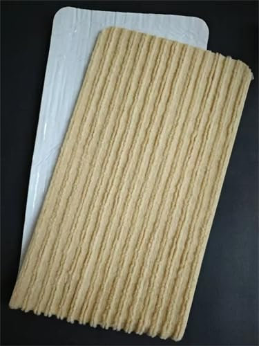 Stufenmatten für Treppenstufen, rutschfest, für den Innenbereich, Sicherheitspolster, selbstklebende Bodenmatte, 76 x 20 cm, Gelb, 76 x 20 cm, 6 Stück