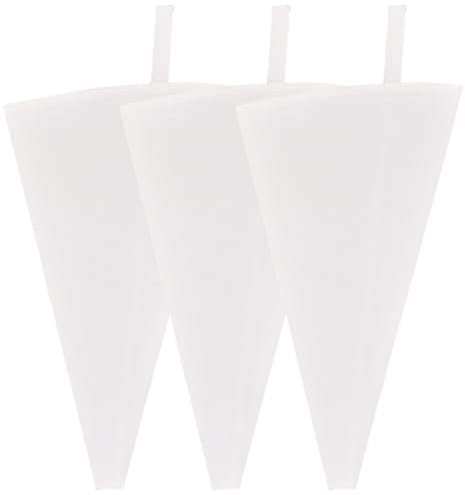 Sacchetti di tubazioni, 3 pezzi da 3pcs da 22 pollici con gancio, sacchetti di glassa in tessuto non slip, pasticceria riutilizzabile, decorazione monouso per cookie e forniture per forno per torte