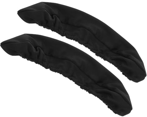 Sewroro Copribraccioli per Sedia da Computer Elastici 32x8 Cm Morbido, Protezione Bracciolo per Ufficio, Gaming e Poltrone Ergonomiche, Coppia 2 Pezzi Rimovibile
