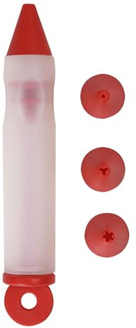 Penna Per Glassa - Siringa Per Decorare Torte In Silicone, Strumento Per Disegnare Scritte Su Marmellata Di Cioccolato, Strumenti Per Decorare Torte Alla Crema, Penna Per Scrivere, Ugello Per Sacchett