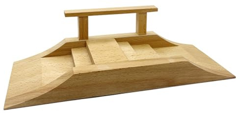 Xoeryoy Rampa per Tastiera in Legno Rampa Professionale per Skateboard con Dito Ostacoli realistici per Tastiera per Ragazzi, Stile Bambini 2