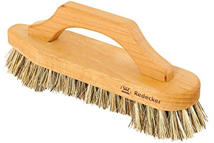 Redecker 302608 Brosse à récurer avec manche en poignée Bois de hêtre 22 cm