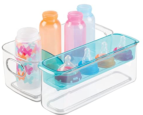 mDesign Sortierbox für Babyartikel – als Aufbewahrungsbox im Kinderzimmer oder in der Küche zur Babynahrung Aufbewahrung