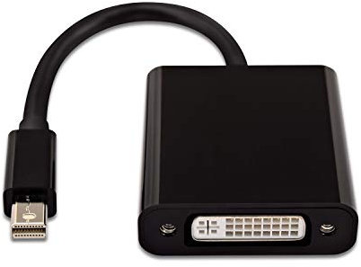 V7 J154510 Mini DisplayPort DVI Schwarz Videokabel-Adapter (Mini DisplayPort, DVI, Stecker, Buchse, Schwarz)