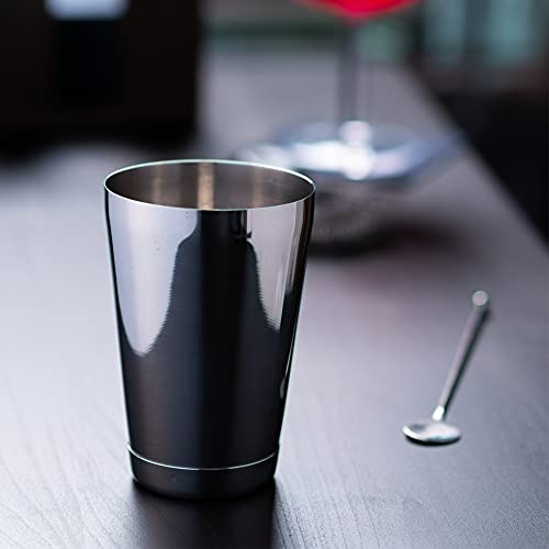 Boston Cocktail Shaker Mini Tin 18oz / 530ml - Single - Stainless Steel Toby Tin Cocktail Shaker Can