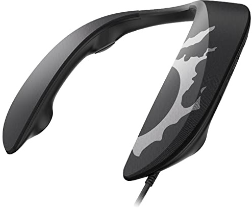 Panasonic GN01E-FF,Edizione Limitata Final Fantasy Sound Slayer, Altoparlanti da Gioco, Cuffie Indossabili, 4 W, Design Ergonomico, 3 Modalità Audio, Microfono Incorporato, USB, Nero