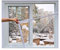 Reuvv Magnetisches Fensterisolierungs-Set – robuste Fensterisolierungsfolie mit Vollrahmen-Magnetstreifen-Fensterabdeckungen, um Kälte draußen zu halten, im Winter warm und im Sommer kühl zu halten