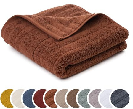 liebling Handtuch Luxus Bio Baumwolle, Serie Marseille, 770 gr. / m², 50 x 100 cm, Ökotex, 60 Grad, saugstark, schnelltrocknend, Farbe: braun