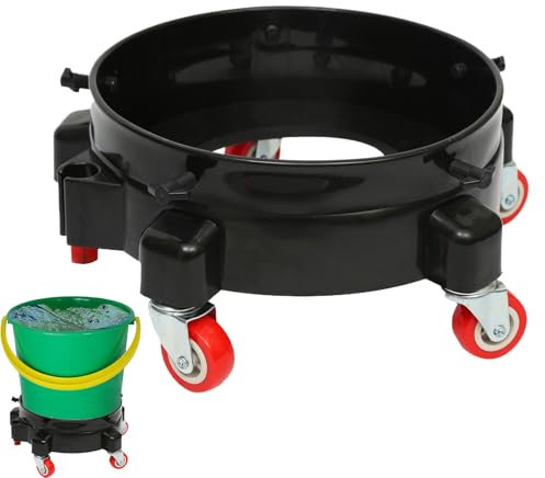 Bucket - Carrello A Secchio Rotolante Con Ruote | Porta Del Secchio Per Autolavaggio, Supporto Per Secchio Multifunzionale Per Sigillatura, Giardinaggio E Pulizia Del | Carrello Per Sec