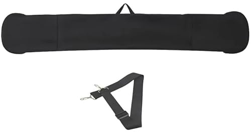 Slalomväskor Snowboardväska Skidutrustningsförvaring Resebräda Handväska snowboardväska med(Black 165CM)