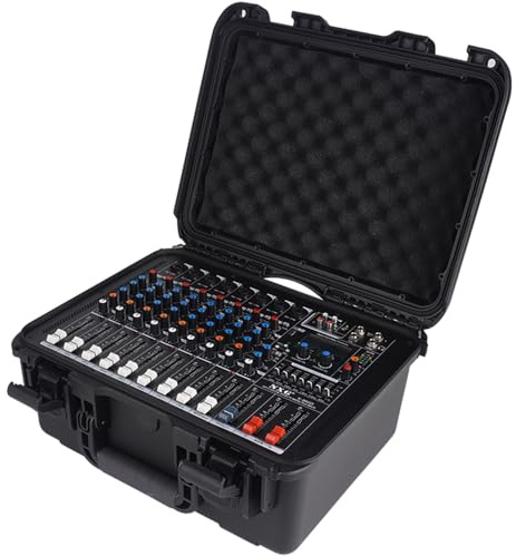 Yamnweo X-960D 8-Kanal Mischpult mit Verstärker für Passivlautsprecher