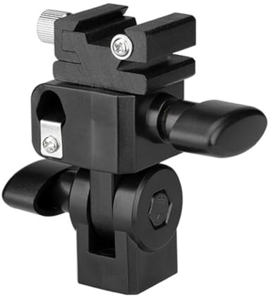 Fegtrtyoa Supporto per Luce Girevole E-Type con Adattatore, Supporto per Ombrello, Trigger A Slitta per Illuminazione Fotografica.