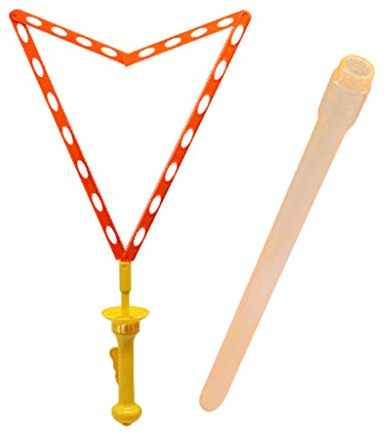 HDUBKHE Garden Toys, Bubble Machine, Wand, 46cm Large Western Swords Shape Sticks Soap Toy Outdoor Machine for Party