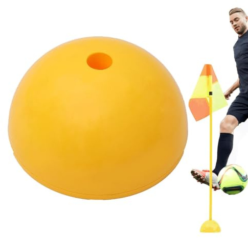Generico Pali Da Allenamento Per Calcio Con Base In - Attrezzatura Per Allenamento Di Velocità | Base Per Di Stabilità Multiuso Riempita D'acqua | Supporto Per Per Agilità Nel Calcio, Attrezzat