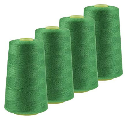 4 x 4572m Qualitäts Overlock-Garn Oeko-Tex Overlock-Nähgarn Farben 581 bis 620