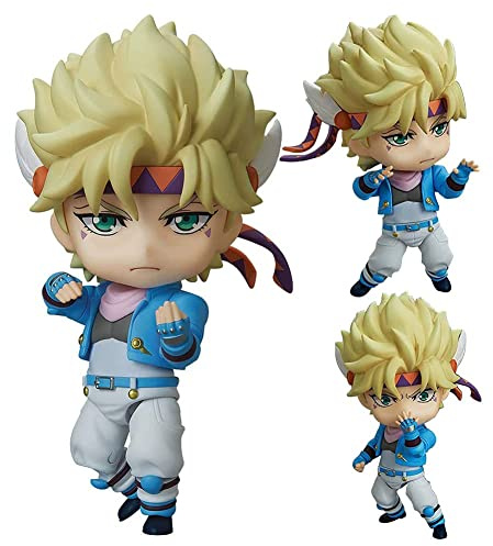 Puruuige Q Version Caesar Anthonio Zeppeli figur Clayman statyett PVC utbytbart ansikte rörlig figur staty ornament