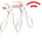 Wide-Angle & Partial Eyelash Curler Combo Set - 2 Silicone Pads, Comfortable Grip, 24-Hour Curl