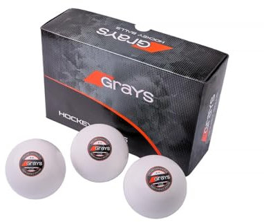 Grayss 3 Balles Hockey Herbe Club Grays Blanches