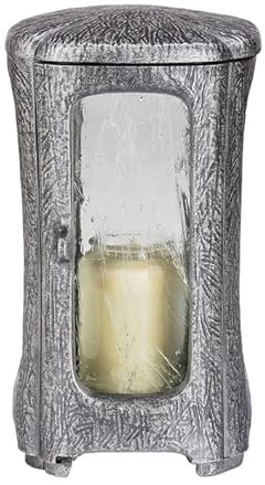 legendURN Grave Lantern Aluminium in Several Colors | Traditional Grave Lantern or Cemetery Lamp Aluminium