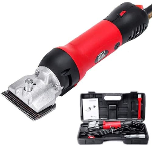 XBDLYQBD Electric Horse Clippers, Portable Electric Hair Fur Grooming Clippers, Professional Haircut Trimmer 6 Adjustable Speed, for Pet & Livestock Coats