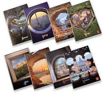 Pigna, Maxi Quaderno Special View, f.to A4 21x29,7 cm., pagine 80 + risguardo, carta 80 g/m², interno 0B, Righe per Terza Elementare, Copertine Assortite, 10 pezzi