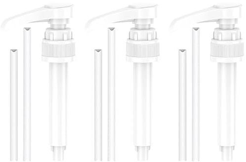 Bomba Dosificadora para Botellas de 500/1000ml - Pack de 3 Dispensadores con Tubos - Para Bebidas Energéticas y Siropes - Dosificación Precisa de 5ml