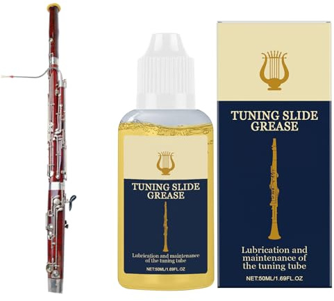 Grasa Para Válvulas De Trombón - Pulimento Lubricante para Saxofón | Grasa Para Trompeta - Para Flauta, Saxofón, Clarinete, Batería, Válvula, Tubo, Profesor de Música y Músico