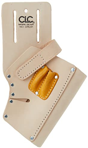 CLC Custom Leathercraft DRL91 - Fondina per trapano senza fili, 45 gradi, colore: beige