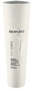 Biopoint Daily Force - Shampoo Delicato Lavaggi Frequenti, Azione Rinforzante e Detergente sui Capelli, Dona Lucentezza, Forza e Morbidezza, 200 ml