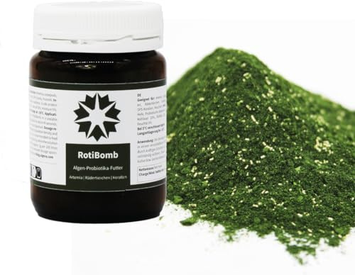 RotiBomb - cibo per i rotiferi di granchi fata delle pulci d'acqua Artemia (50 g)